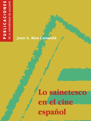 cover image of Lo sainetesco en el cine español